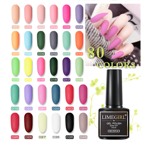 Limegirl Gel Nail Polish Nail Art Vernis Semi Permanant UV Primer Manicure 8ML Top/Base Coat Primer Gel Lak Hybrid Nail Polishes ► Photo 1/6