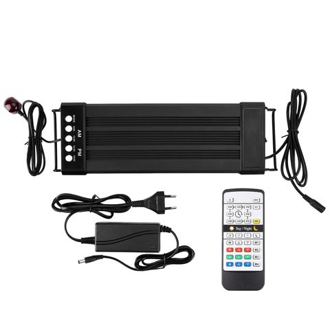 Fish Tank LED Lighting Lamp with Sunrise Sunset Controller Automatic Aquarium RGB Full Spectrum Lights 110V-240V 35-80cm ► Photo 1/6