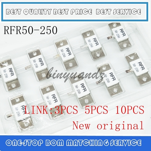 3PCS 5PCS 10PCS 100%New original; dummy load resistor RFR-50-250 RFR 50-250 RFR50-250 250W 50R 50 Ohms 250 Watt Single PIN ► Photo 1/1