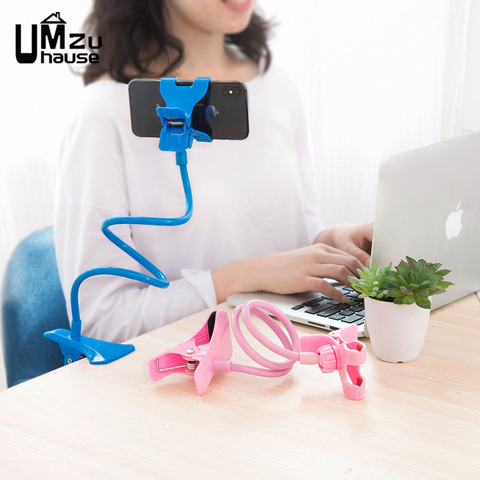 Phone Brackets Hanging Holder Desk Table Desktop Home Organization Clamp Stand Clip Support Office Storage Organizer Hanger Rack ► Photo 1/6