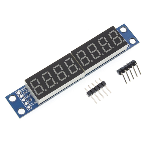 MAX7219 CWG 8-Digit Digital Tube Display Control Module Red Three IO for ► Photo 1/6