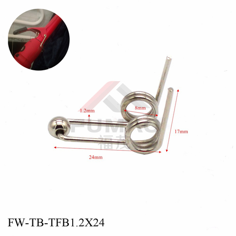 FUMAO 4pcs Professional custom torsion spring, Special for perm rod 1.2x24mm/1.2x26mm/1.2x28mm ► Photo 1/6