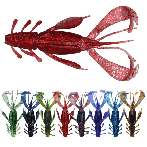 3Pcs/lot Beard Shrimp Soft Lure 10cm 10g Fishing Artificial Bait Soft Fishing Lure Simulation Lifelike Prawn Soft Shrimp Bait ► Photo 1/6