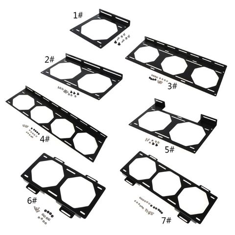 Fan Bracket 240 Radiator Mounting Bracket Water Cooler for 12/14CM Fan Holder External Computer Case Heatsink Gadget Accessories ► Photo 1/5