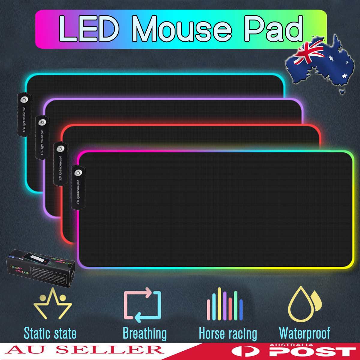 Metal Aluminum Mouse Pad Mat Hard Smooth Magic Thin Mousead Double Side  Waterproof Fast And Accurate Control For Office Home - Mouse Pads -  AliExpress