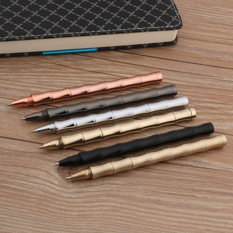 classic Trim Rollerball Pen Detachable Bamboo brass GOLDEN ROSE SILVER Gun black Stationery Office school supplies Writing ► Photo 1/6