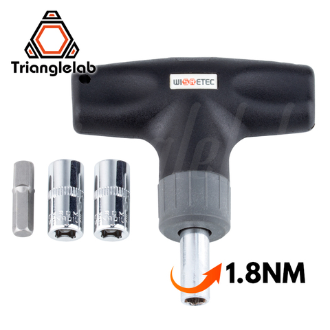 trianglelab Preset Torque Wrench 1.8N Safe and fast HEX SOCKET TORQUE WRENCH -7MM 8MM for 3D Printer Nozzle V6 volcano MK8 ► Photo 1/5