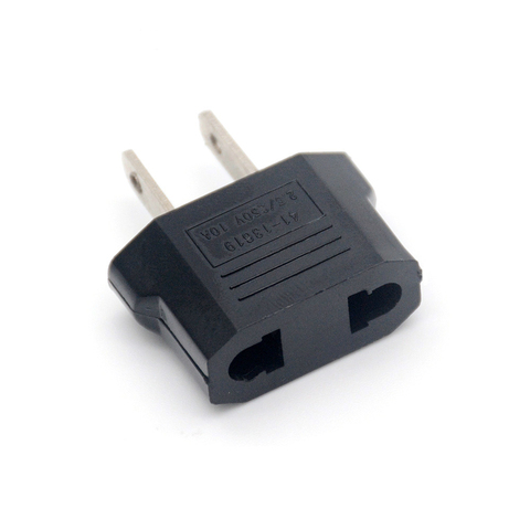 1/2/5Pcs EURO EU To US Travel Power Plug Adapter Converter Travel Conversion European To American Outlet Plug Adapter ► Photo 1/4