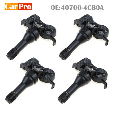 4 Pieces Tire Pressure Sensors TPMS  40700-4CB0B 40700-4CB0A 433Mhz for Nissan Armada Qashqai j11 ► Photo 1/4