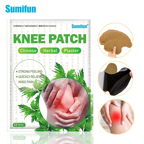 Sumifun 12Pcs/Bag New Knee Plaster Sticker Wormwood Extract Knee Joint Ache Pain Relieving Rheumatoid Arthritis Patch K04601 ► Photo 1/6