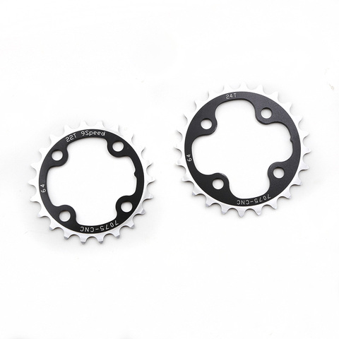 DRIVELINE 22T Mountain bike tooth disc 9speed / 64BCD crankset chainrings ► Photo 1/6