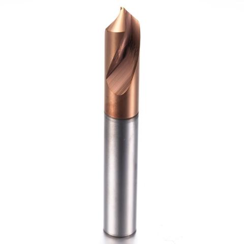 MZG HRC60 WGTCDDZ Coated Tungsten Carbide Steel Point Angle 90 Degree Spot Drill Bit for Machining Hole Drill Chamfering Tools ► Photo 1/6