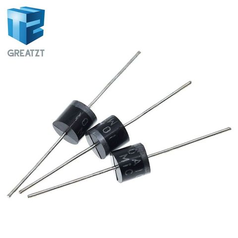 GREATZT 10PCS electrical Axial Rectifier Diode 10A10 R-6 DIP 10A 1000V 10a10 ► Photo 1/6