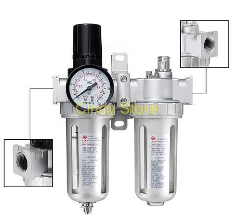 Air Compressor Filter Regulator Oil Water Separator  Valve Automatic Drain SFC-400 /300/200 ► Photo 1/4