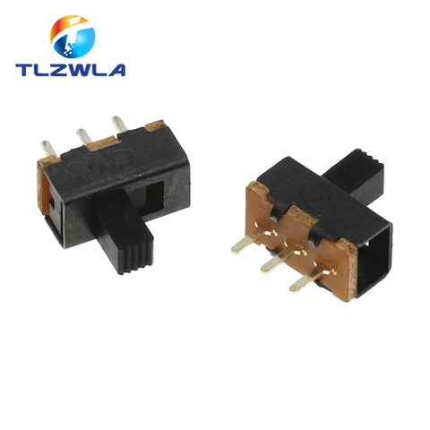 20pcs SS12F17 Toggle Switch 3 Pin 2 Files SS12F17G5 Handle High 5mm Slide Switch DIP ► Photo 1/4