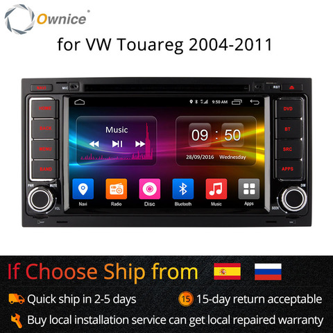 Ownice Android 6.0 4G SIM LTE Octa Core 2G RAM Car DVD GPS Radio for Volkswagen Touareg T5 Transporter Multivan 2005-2011 Stereo ► Photo 1/5