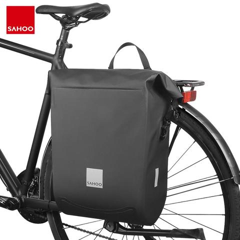 Sahoo 141364-SA 20L Full Waterproof Dry Mountain Road Bike Bicycle Cycling Pannier Bag Back Rear Seat Trunk Bag Rack Pack ► Photo 1/6