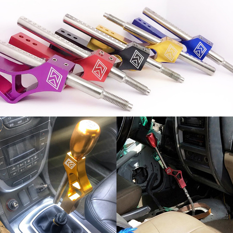 Car Shift Knob Extender Fit Manual Lever Gear Shifter Extension Aluminum Adjustable Height ► Photo 1/6