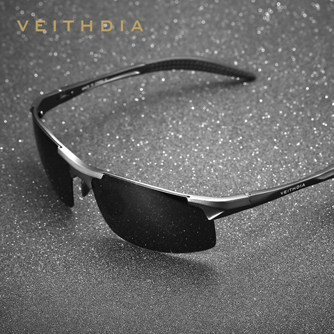 VEITHDIA Brand Designer Aluminum Mens Sunglasses Polarized Sun