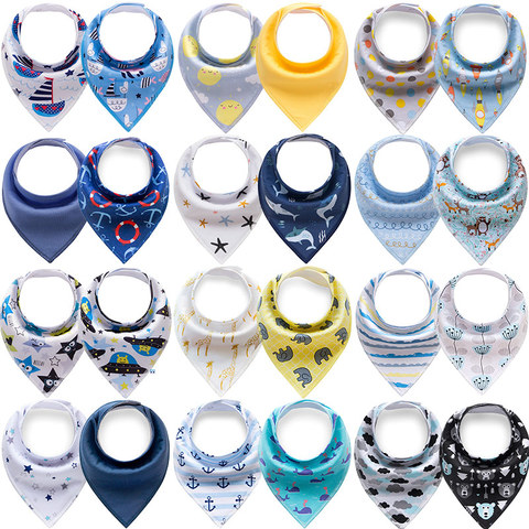 Baby Bibs Highly Absorbent For Newborns Drooling Towel Feeding Burp Cloths Cotton Bandana Accessories Fashionable Baby Stuff ► Photo 1/6