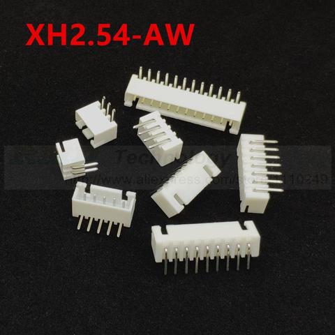 50pcs/lot XH2.54-2 - 12 AW XH2.54 2.54 mm male connector right angle PIN header 50 pcs connectors 2.54mm 2-12 pins free shipping ► Photo 1/1