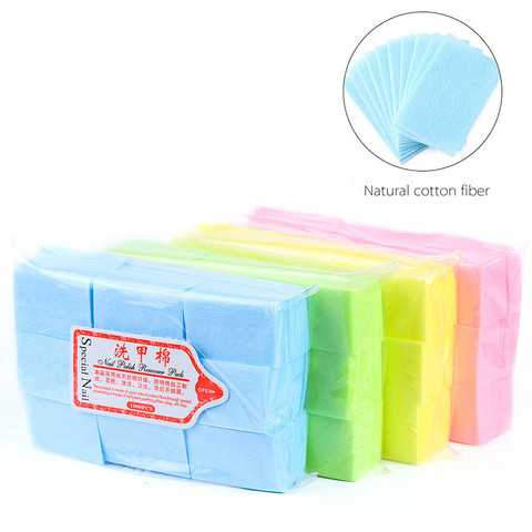 600PCS Gel Nail Polish Remover Nail Wipes Cotton 4 Colors for Professional Soak Off Gel Polish Remover Acrylic Nail Remover ► Photo 1/6