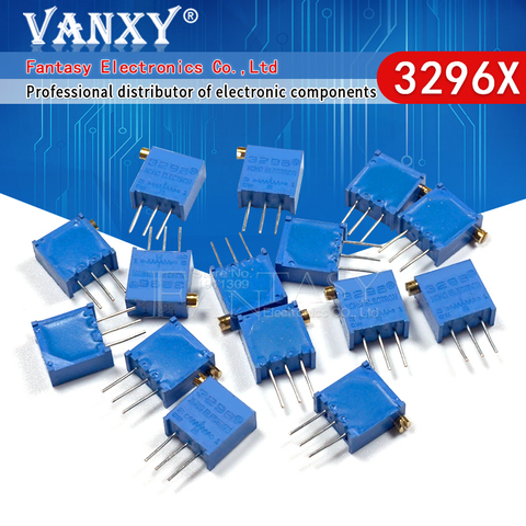 10pcs 3296 3296X series resistanceohm Trimpot Trimmer Potentiometer  1K 2K 5K 10K 20K 50K 100K 200K 500K 1M ohm  100R 200R 500R ► Photo 1/6