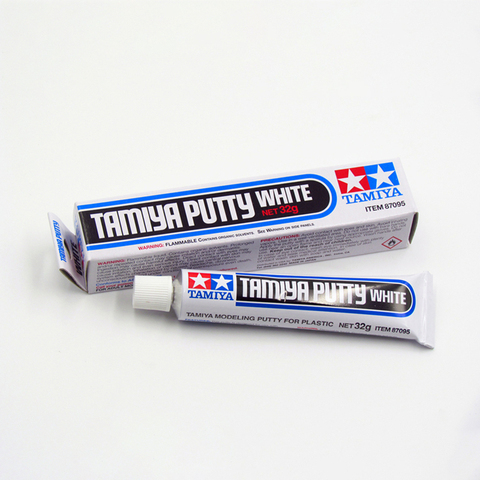 TAMIYA 87095 White Putty 1.1 oz(32g) Tube for Plastic Model Kits GMS CUSTOMS HOBBY ► Photo 1/3