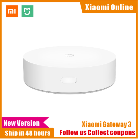 2022 New Xiaomi Mijia Multifunctional Gateway 2/3 new Hub Alarm System Intelligent Online Radio Night Light Bell Smart Home Hub ► Photo 1/6