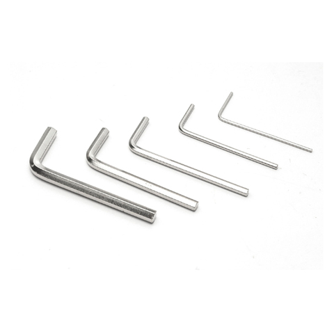 1pcs 0.9 1.27 1.5 2 2.5 3 4 5 6 8mm Metric Allen Nickel Plating Hexagon Keys Set Ball Point End Long Arm Hex Key Wrench ► Photo 1/6