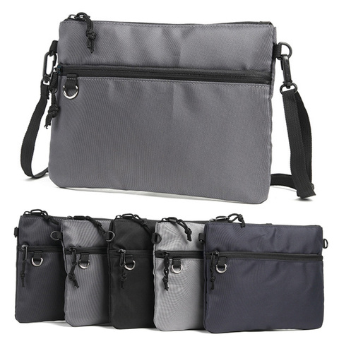 Fashion Men's Bags Light Canvas Shoulder Bag Casual Crossbody Bags Waterproof Business Shoulder Bag Pack Bicycle Sport Rucksack ► Photo 1/6