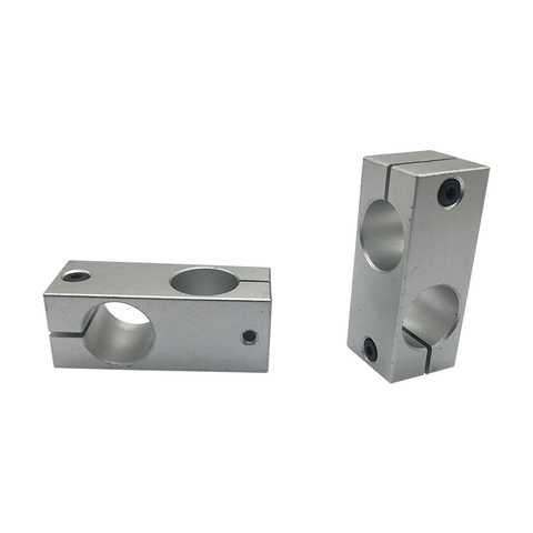 Stainless steel tube cross clamp pillar double orifice fitting connectors for 20mm shaft ► Photo 1/4