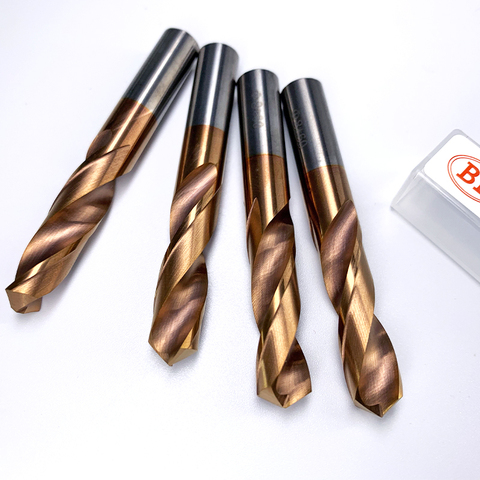 BB Solid Carbide Twist Drill with Parallel Shank General Stub 1-20mm for CNC Metal Steel Iron Hole Drilling ► Photo 1/3