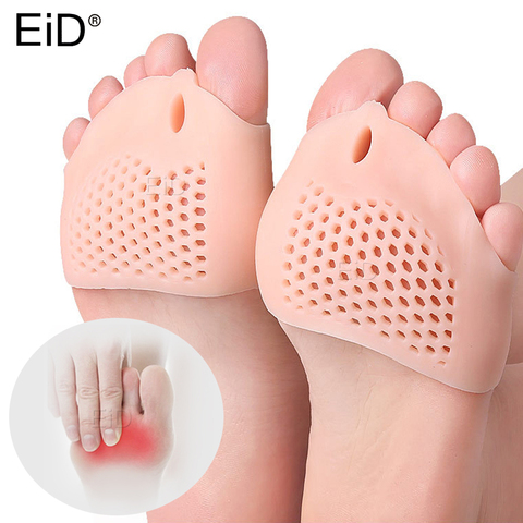 EiD Insoles Forefoot Pads for Women High Heel Shoes Foot Blister Care Toes Insert Pad Silicone Gel Insole Pain Relief Separator ► Photo 1/6