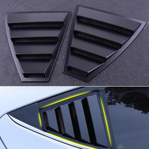 SALE Perfect match Black Side Vent Rear Window Quarter Louver Fit For Hyundai Elantra 2017-2022 Wholesale Quick delivery CSV ► Photo 1/6