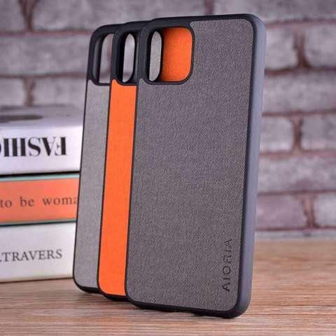 For Goolgle Pixel 4a Pixel 4xl Pixel 4 Business classic fabric Mobile phone case ultrathin luxurious Fall prevention case ► Photo 1/6