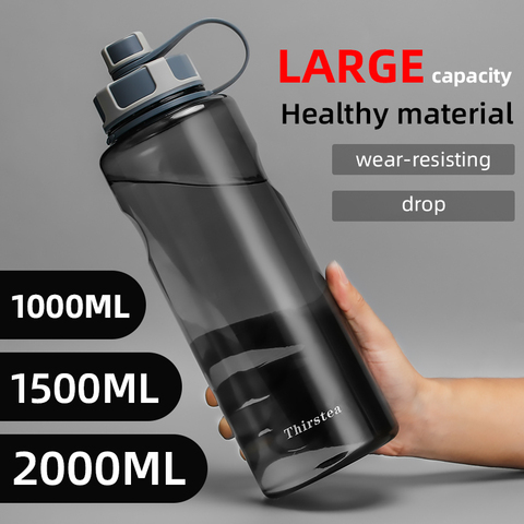 Sport Water Bottle Leak-proof Plastic Large Capacity Bottle Outdoor Water Bottle