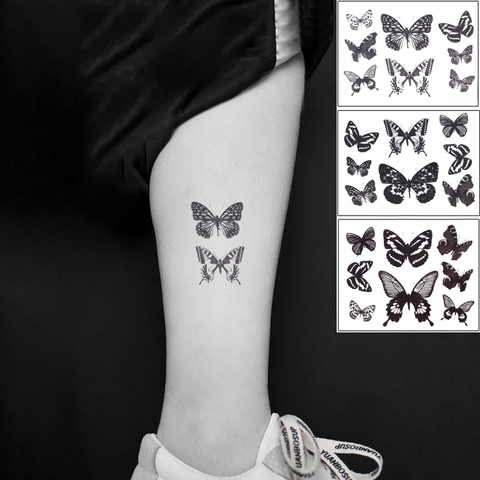 Price History Review On Waterproof Temporary Tattoo Sticker Butterfly Fake Tatto Flash Tatoo Leg Arm Hand Foot Tatouage For Girl Women Lady Aliexpress Seller Burnning Store Alitools Io