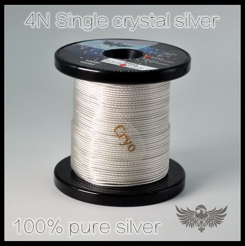 100% Sterling Silver 26awg Headphone Upgrade Line  DIY ► Photo 1/3