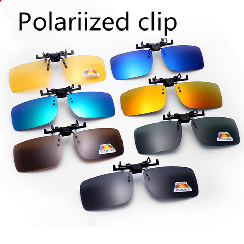 Middle Driver Goggles Night Women Men Clip on Glasses Designer Brand Polarized Sun Glasses Driving Fishing Sunglasses Eyewear ► Photo 1/6