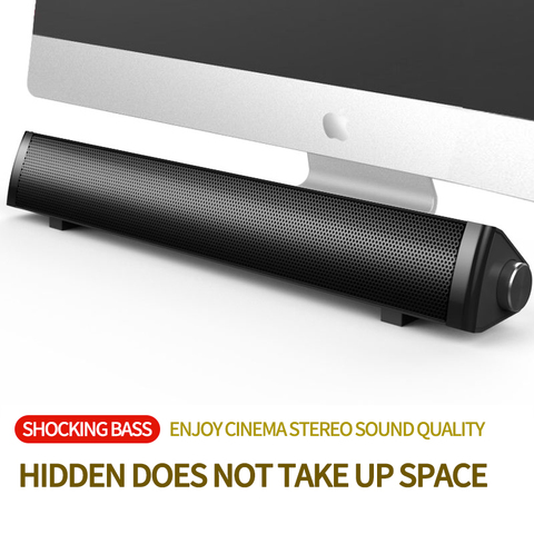 Computer Speakers Subwoofer Wireless Bluetooth Speakers Soundbar tv Bass Surround Sound Box for PC Laptop phone Tablet MP3 MP4 ► Photo 1/6