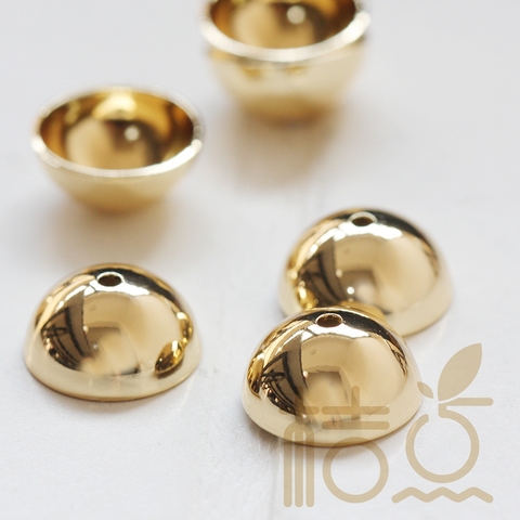 Solid Brass Bead Cap-14x7mm (1795C) ► Photo 1/5