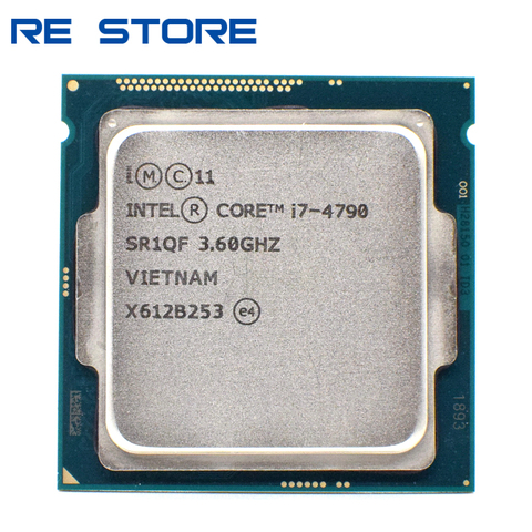 used Intel Core i7 4790 3.6GHz Quad Core 8M 5GT/s CPU Processor SR1QF LGA1150 ► Photo 1/2