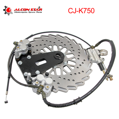 Alconstar- Motorcycle Brake Assembly Kit Front & Rear Brake Caliper Disc for BMW R12 R50 R51 R71 Ural M1 M72 CJ-K750 SideCar ► Photo 1/6