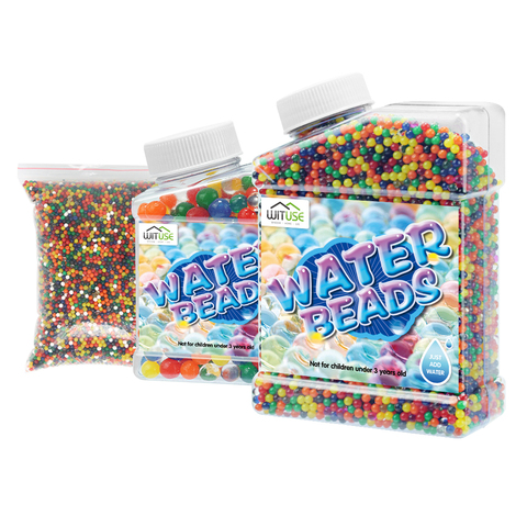 Water Beads Aqua With syringe Magic Filler Rainbow Mix Kids Children Home Decor Crystal Soft Water Bullets Gun Toy Accessories ► Photo 1/6