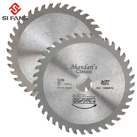125mm 5inch  Saw blade carbide tipped wood cutting disc for DIY&decoration general wood cutting ► Photo 1/6