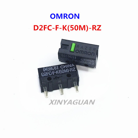 2pcs/lot OMRON Mouse Micro Switch Microswitch D2FC-F-K (50M)-RZ general D2FC-F-7N 10M 20M 50 millions time lifetime ► Photo 1/4