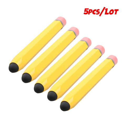 Children Faux Crayon Touch Pen New Style Nostalgic Pencil Capacitive Pen 7.0 Android Cloth Hexagonal Orange ► Photo 1/6