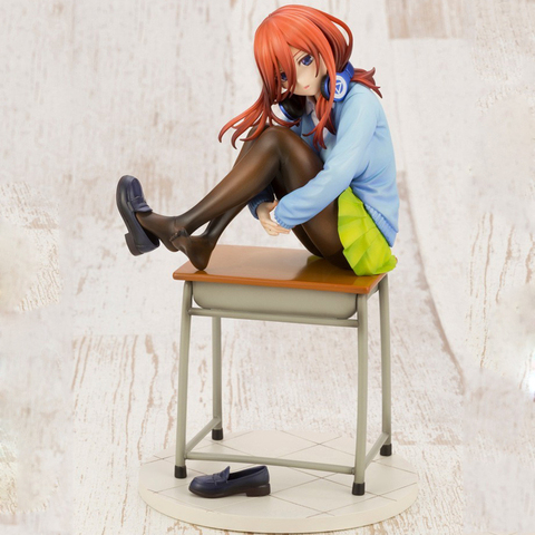 19CM Japanese Anime Kotobukiya The Quintessential Quintuplets Miku Nakano PVC action figure toy Collection Model Doll Gifts ► Photo 1/6