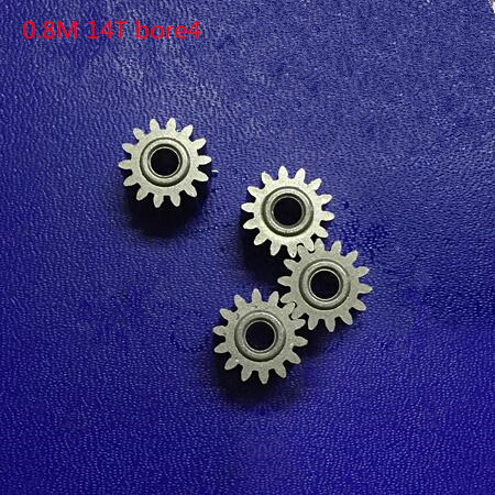 10pcs/lot Metal gears 0.8 modulus 14 teeth inner diameter 4 motor shaft gear motor reduction gear ► Photo 1/1